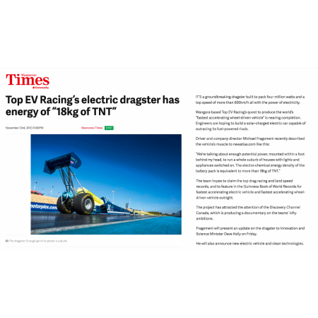 20171123 - TEV - Article - Wanneroo Times (Web Carousel)