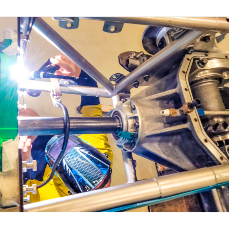 Michael's motor mount welding!