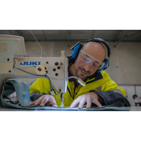 Hemp and Kevlar® Ballistics-grade Shrouds for lightweight eMachines in Motorsport & Aerospace applications, these being for our race cars, are CNC Laser cut and assembled by Nick at HyperPower Technologies