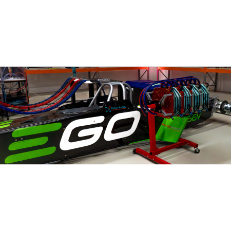 EV powerplant going into Top EV Racing's wheel-driven rocket! Energised with HyperPower Technologies!