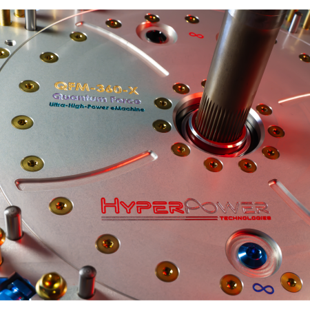 Our MegaWatt Axial-Flux Electric Motor feature a "Top Fuel Racing spec" 40-spline full-floating drive
